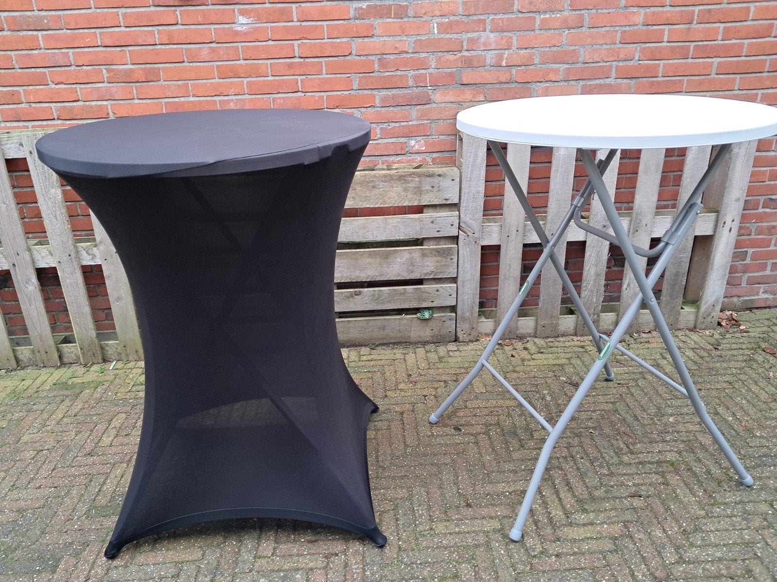 Statafels te huur Grootegast - eventueel met Partytent 3x6, Huis en Inrichting, Tafels | Statafels, Ophalen, Zo goed als nieuw