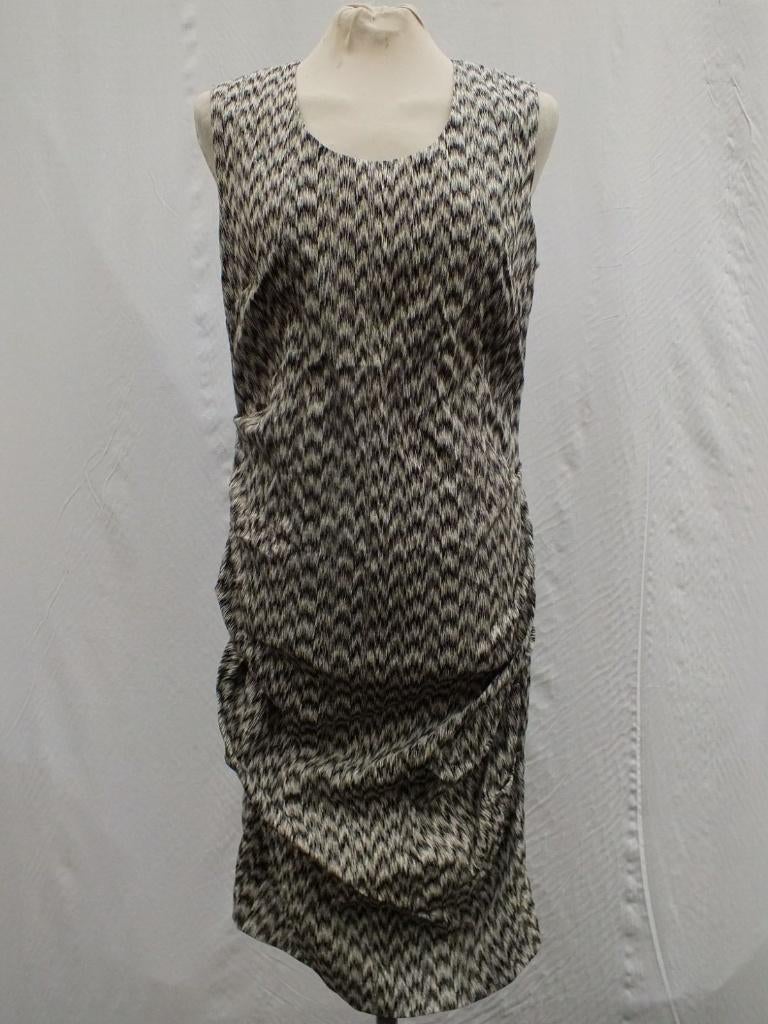 Nette zwart-witte jurk.Apart model.Mt S.Merk La Salle, Kleding | Dames, Jurken, Zo goed als nieuw, Maat 36 (S), Zwart, Knielengte
