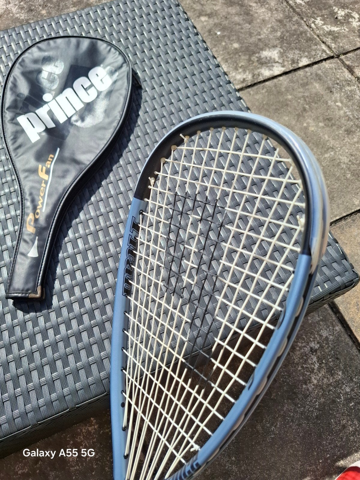 Prince PowerFan Extender Tennisracket met hoes, Ophalen of Verzenden, Prince, Nvt, Nvt