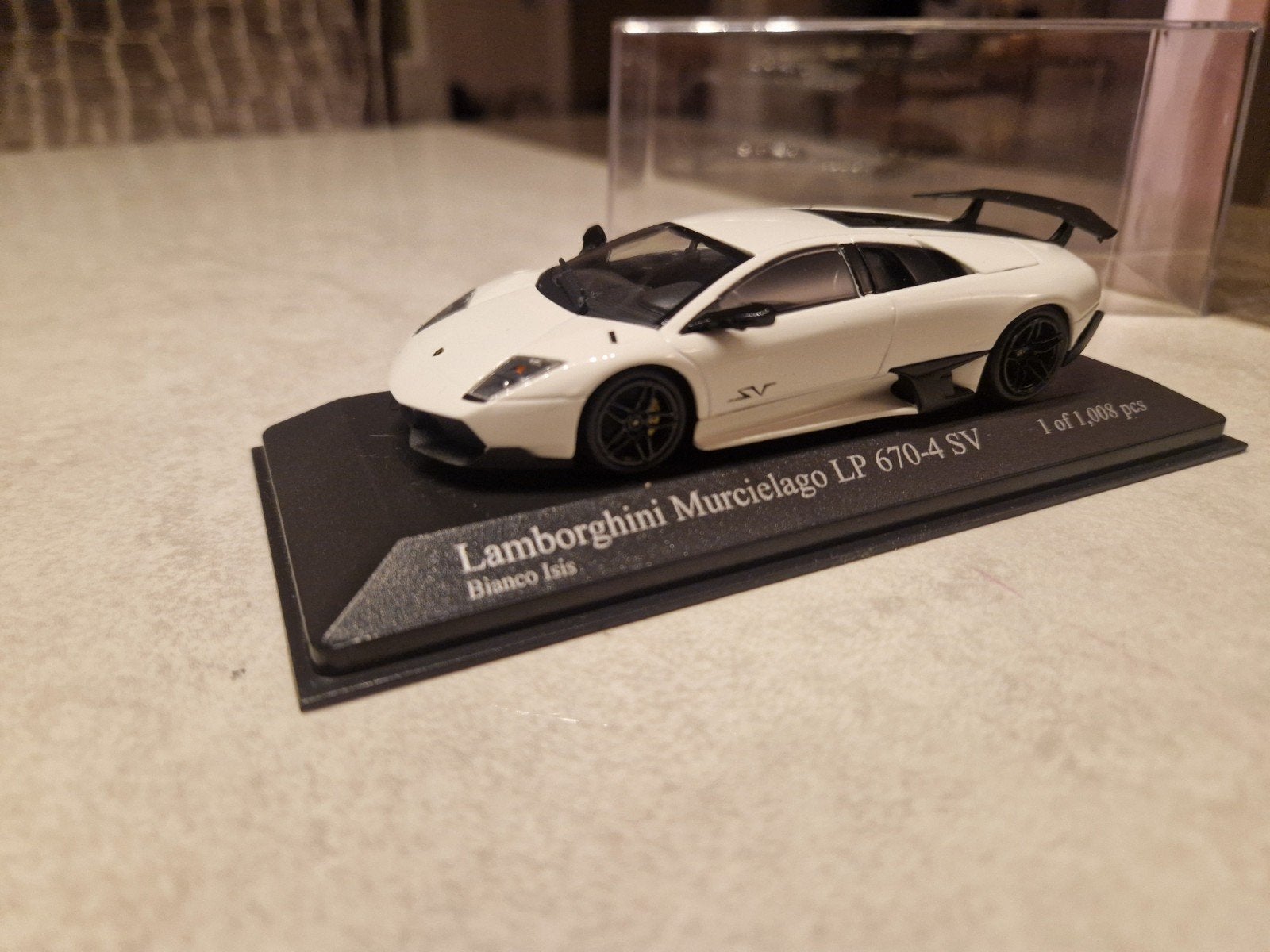 Zeldzame hotwheels lamborghini murcielago LP670-4 SV 1:43, Ophalen of Verzenden, Zo goed als nieuw, Auto, MiniChamps