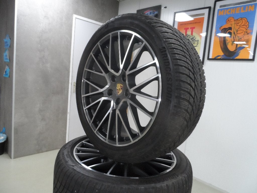 21 inch origineel Porsche Cayenne 9YA vanaf 2017 winter set, Gebruikt, Duitsland, Banden en Velgen, Porsche