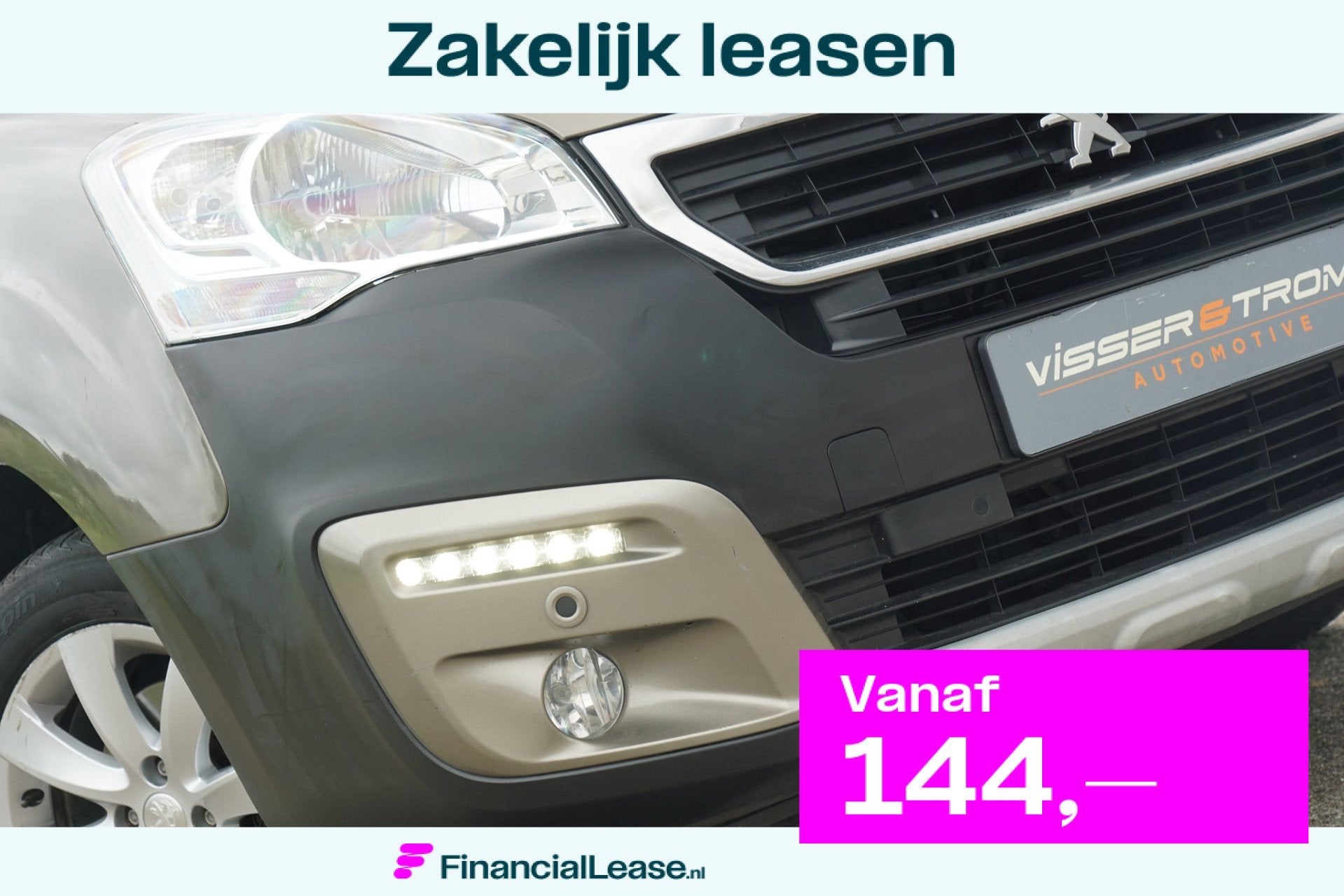 Peugeot Partner Tepee 1.2 110PK Outdoor | Nocciola metallic, Voorwielaandrijving, Stof, Gebruikt, 1295 kg