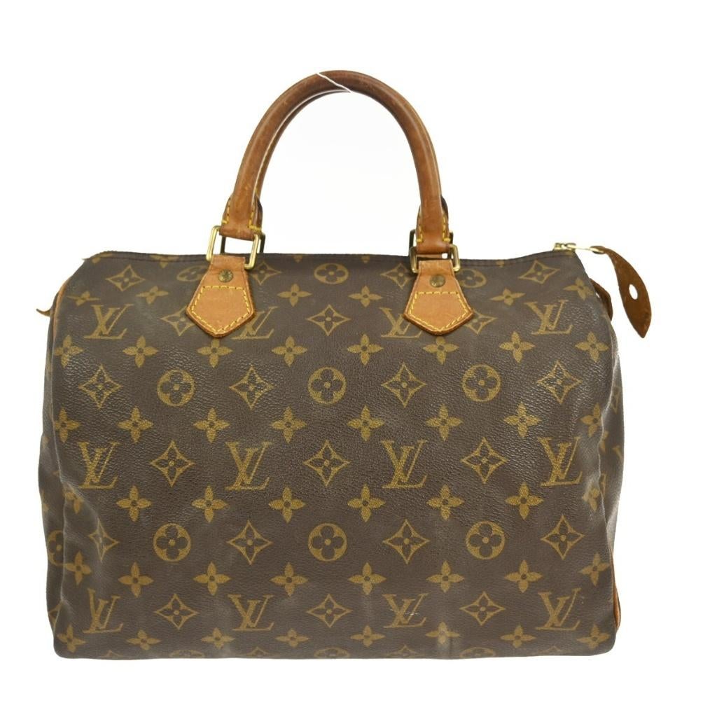Louis Vuitton Speedy Handbag, Sieraden, Tassen en Uiterlijk, Tassen | Damestassen, Ophalen of Verzenden, Zo goed als nieuw, Bruin