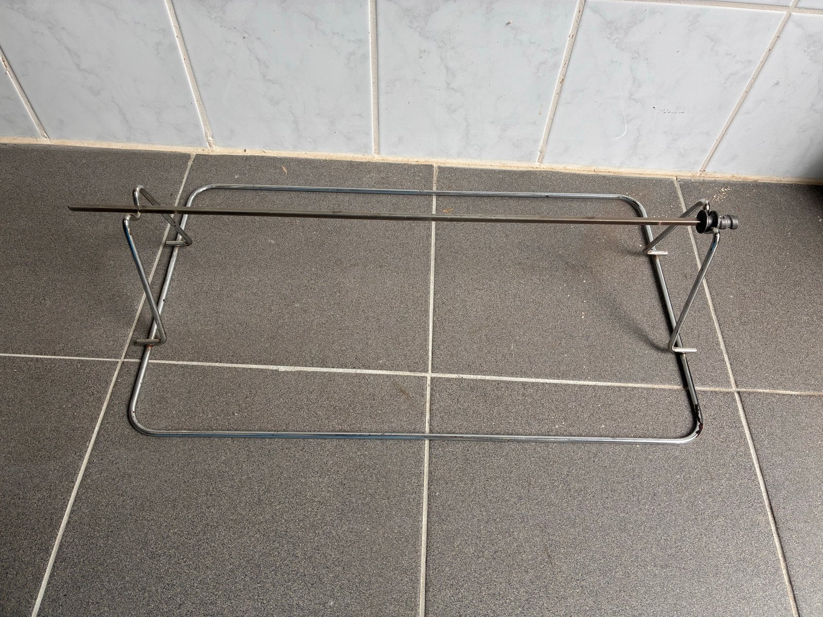 Boretti braadspit met opzetstuk voor 90 cm fornuis, Ophalen of Verzenden, Gebruikt