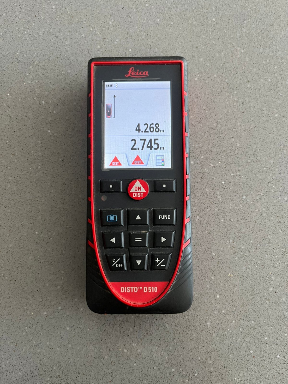 Leica disto d510, Doe-het-zelf en Verbouw, Meetapparatuur, Ophalen of Verzenden, Zo goed als nieuw, Temperatuur