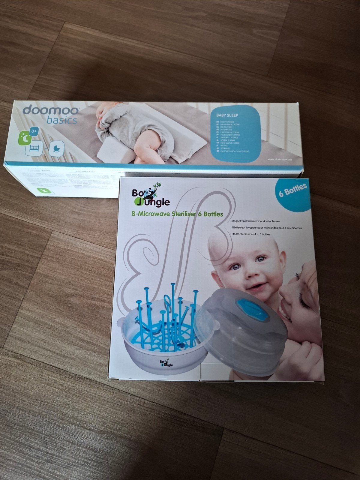 Doomoo Basics Baby Sleep en Baby Jungle Sterilisator, Ophalen