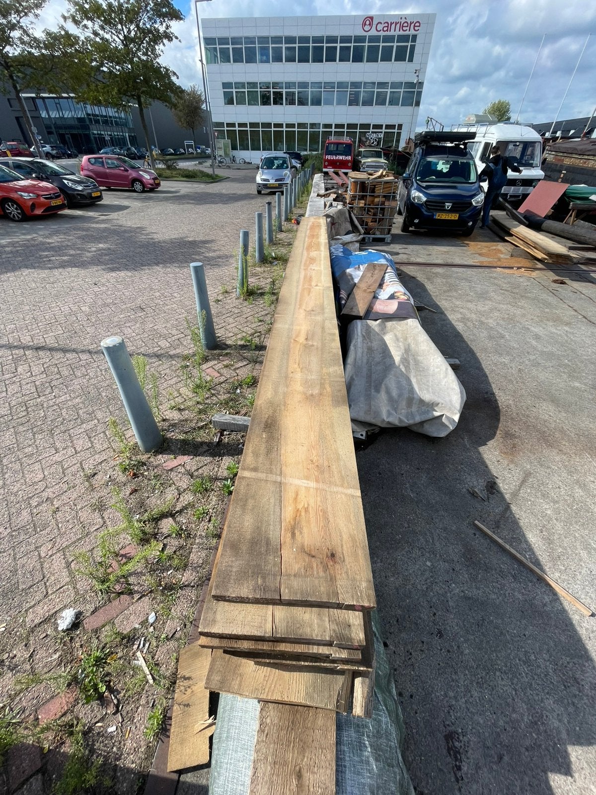 Grote Vuren Planken/ schaaldelen, Ophalen, 25 tot 50 mm, Nieuw, Plank