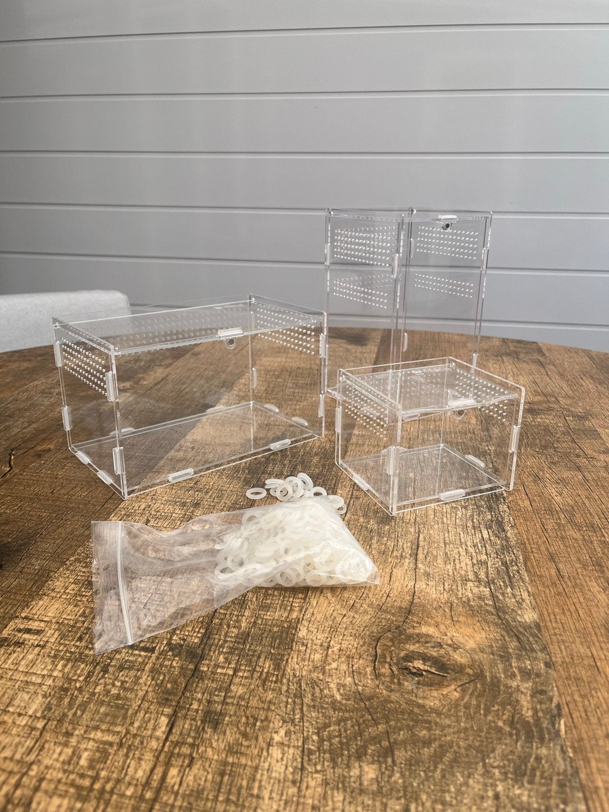 Terrarium bakje klein, Dieren en Toebehoren, Reptielen en Amfibieën | Toebehoren, Ophalen of Verzenden, Gebruikt, Terrarium of Paludarium