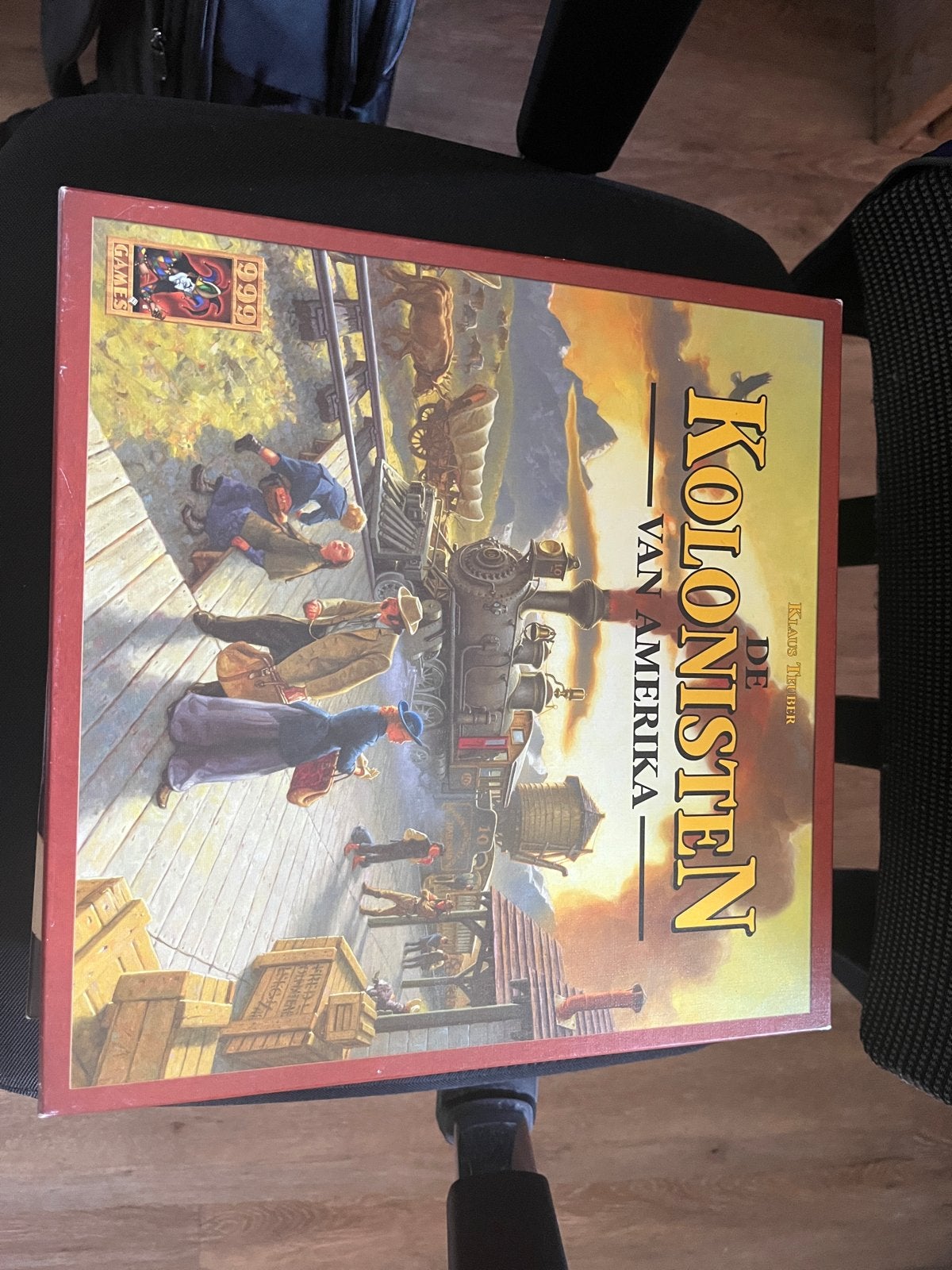 Kolonisten van Amerika - Catan bordspel, Hobby en Vrije tijd, Gezelschapsspellen | Bordspellen, Drie of vier spelers, Ophalen of Verzenden