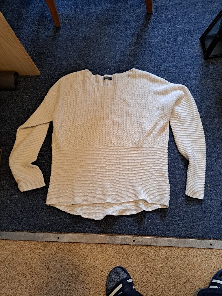witte yessica trui maat m, Kleding | Dames, Truien en Vesten, Maat 38/40 (M), Ophalen of Verzenden, Zo goed als nieuw, Wit