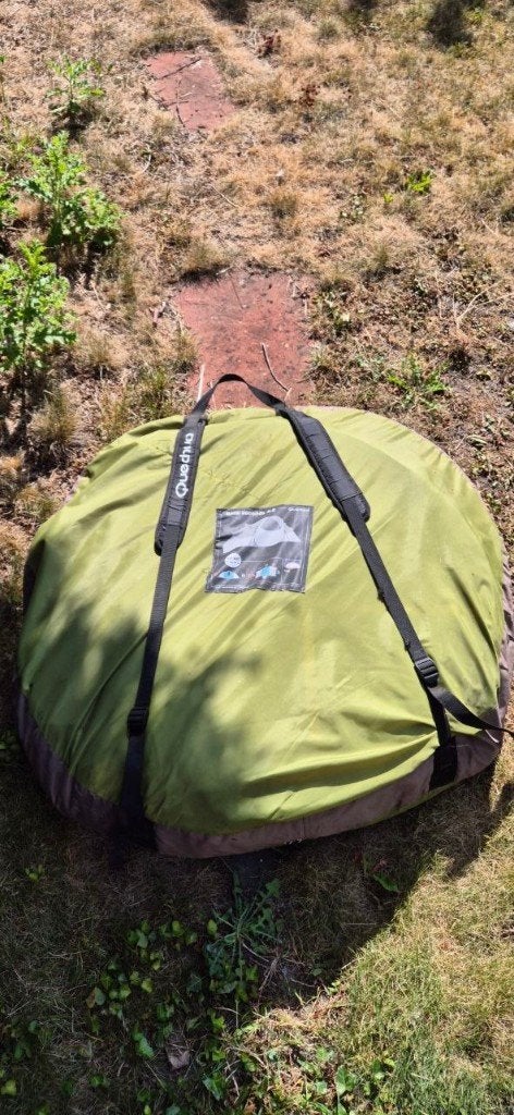 Tent - Quechua Base 4.2 - 4personen, Caravans en Kamperen, Ophalen, Gebruikt, Tot en met 4