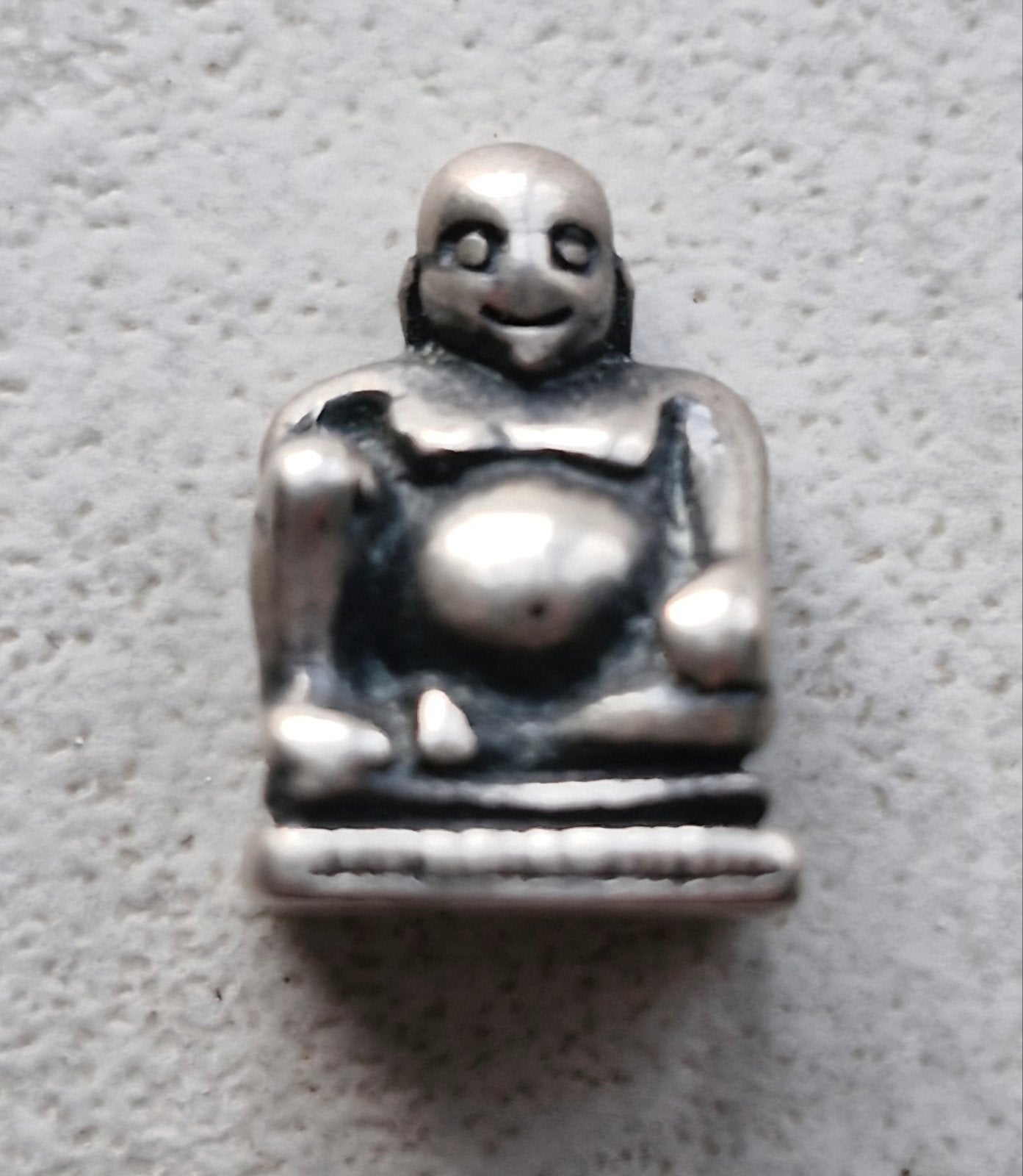 Trollbeads Zilveren Boeddha Bedel, Ophalen of Verzenden, Zo goed als nieuw, Trollbeads, 1 bedel