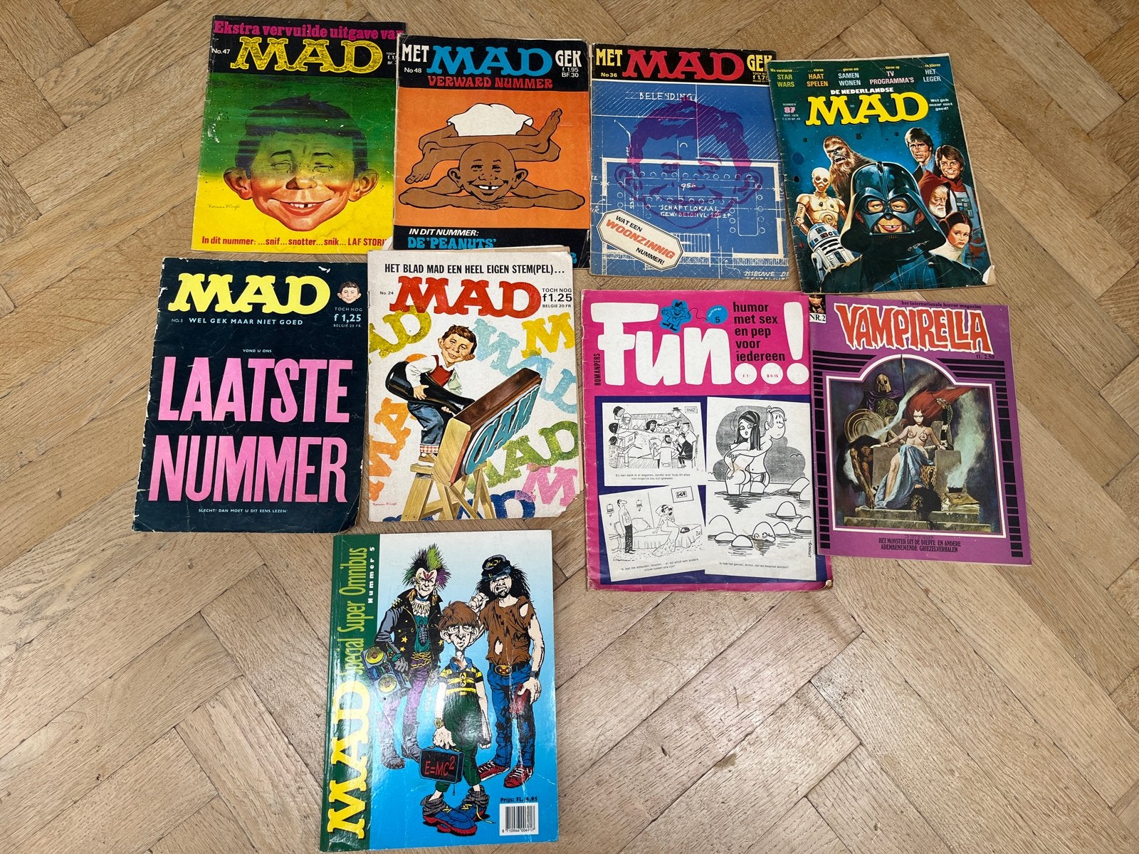 MAD Magazines en andere strips - Diverse nummers, Ophalen of Verzenden, Gelezen, Overige typen