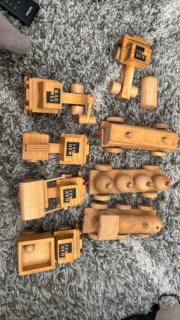 Houten trein, Kinderen en Baby's, Speelgoed | Houten speelgoed, Ophalen of Verzenden