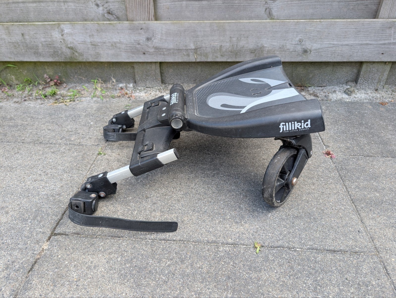 Fillikid meerijdplankje met zitje, Ophalen of Verzenden, Gebruikt, Kinderwagen, Overige merken