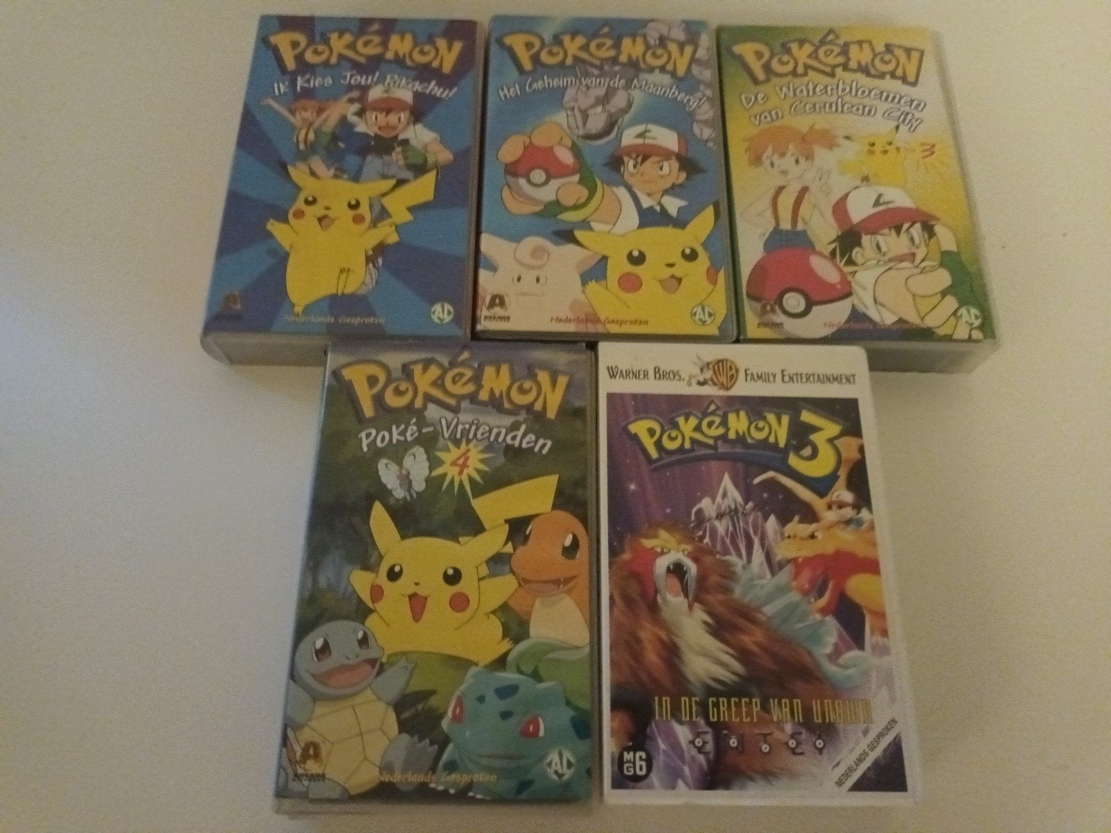 Vhs videobanden Pokemon, Ophalen of Verzenden