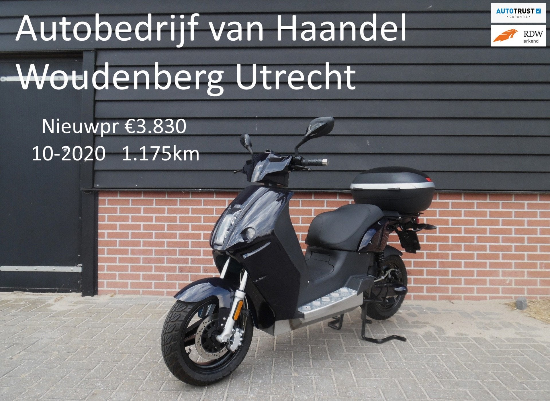E-Max Bromscooter V120LD+ 10-2020 1.173km grote actieradius, Vmoto, Gebruikt, Service@vmoto.com, Bolstoen 12X
1046 AT  Amsterdam, NL