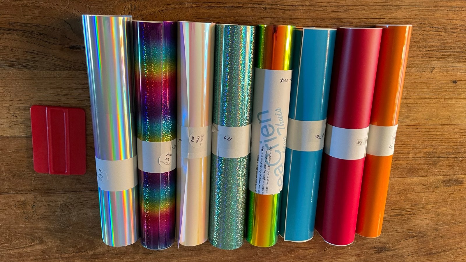Vinyl folies voor o.a. Cricut (+transferfolie niet op foto), Ophalen, Zelfklevend, Nieuw, Meerkleurig