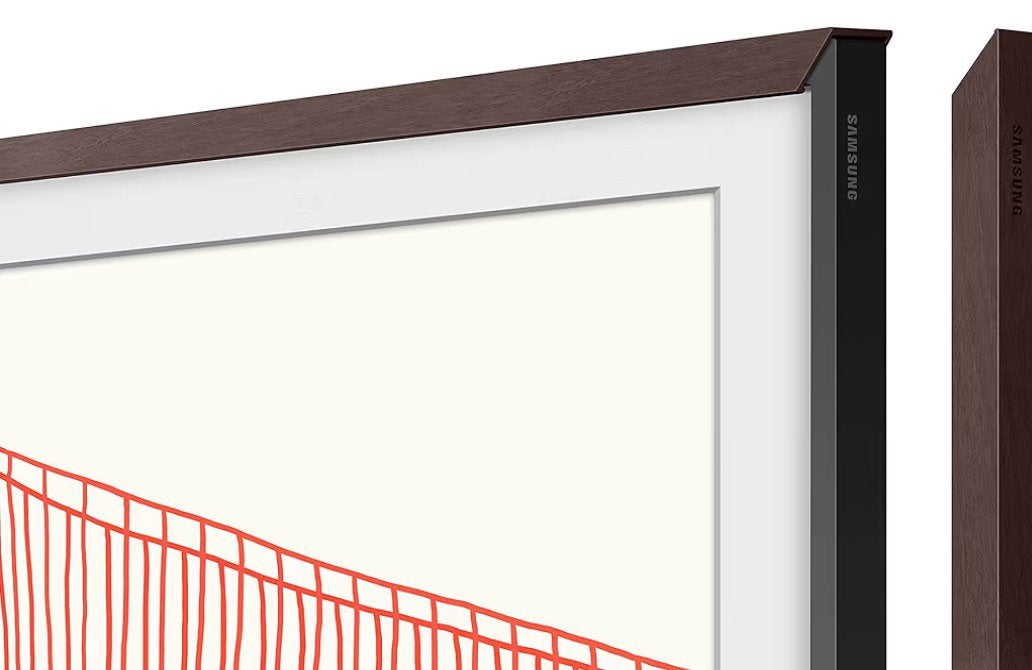Samsung The Frame 55 inch Bruin/Walnoot nieuw, Ophalen of Verzenden, Zo goed als nieuw