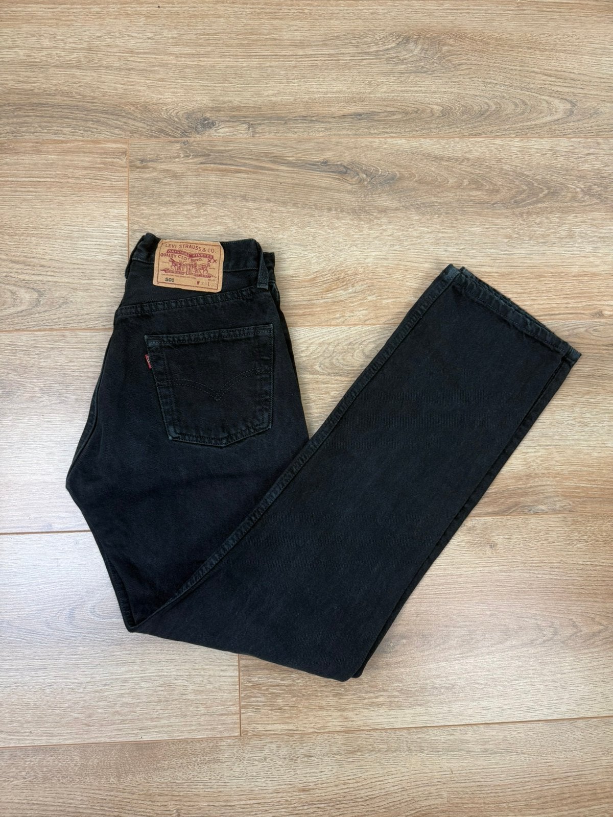 Levi’s Jeans 501 Zwart W29 L32, Verzenden, Zo goed als nieuw, Zwart, W32 (confectie 46) of kleiner