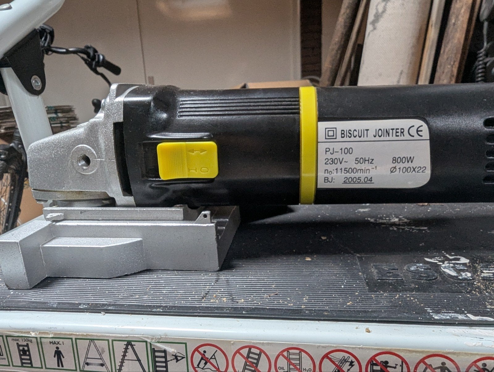Biscuit Jointer PJ-100 - Lamellenfrees 800W, Minder dan 30 mm, Gebruikt, Onbekend, Overige typen