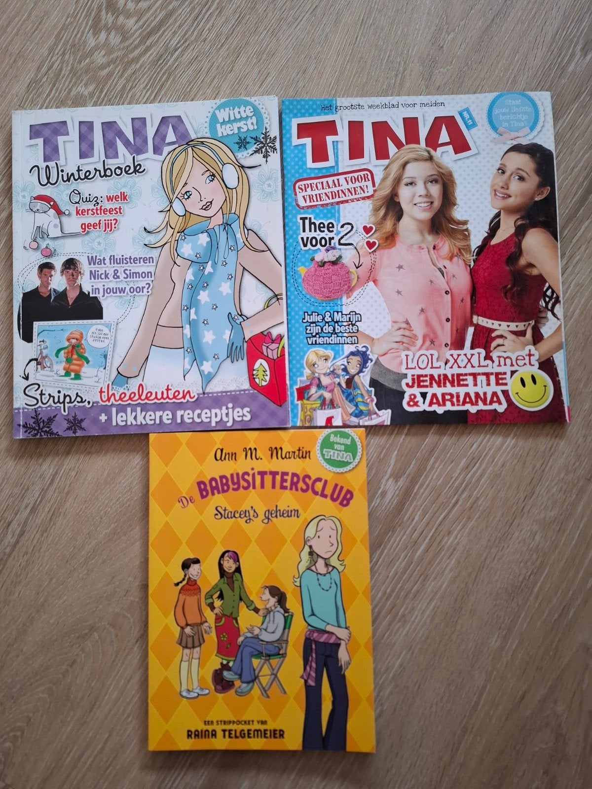 Tina Winterboek, Tina Magazine, Babysittersclub & Suus & Sas, Meerdere stripboeken, Ophalen of Verzenden, Zo goed als nieuw