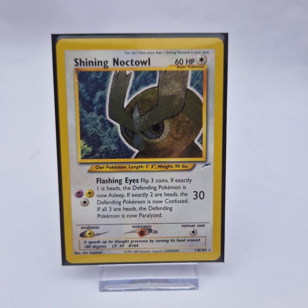 Shining Noctowl (NDE 110) Neo Destiny Pokemon, Ophalen, Zo goed als nieuw