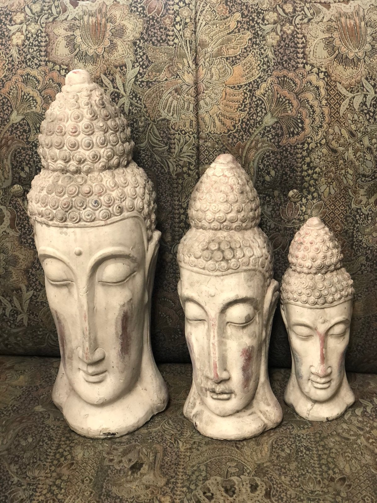 Boeddha beelden, Grijs, Ophalen of Verzenden, Overige materialen, 50 cm