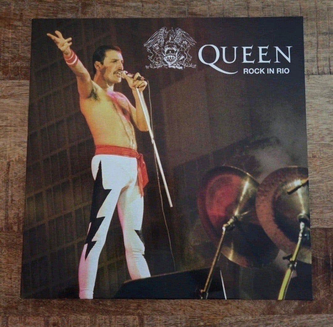 Lp Queen rock in Rio '85, Cd's en Dvd's, Ophalen of Verzenden, Zo goed als nieuw, 12 inch