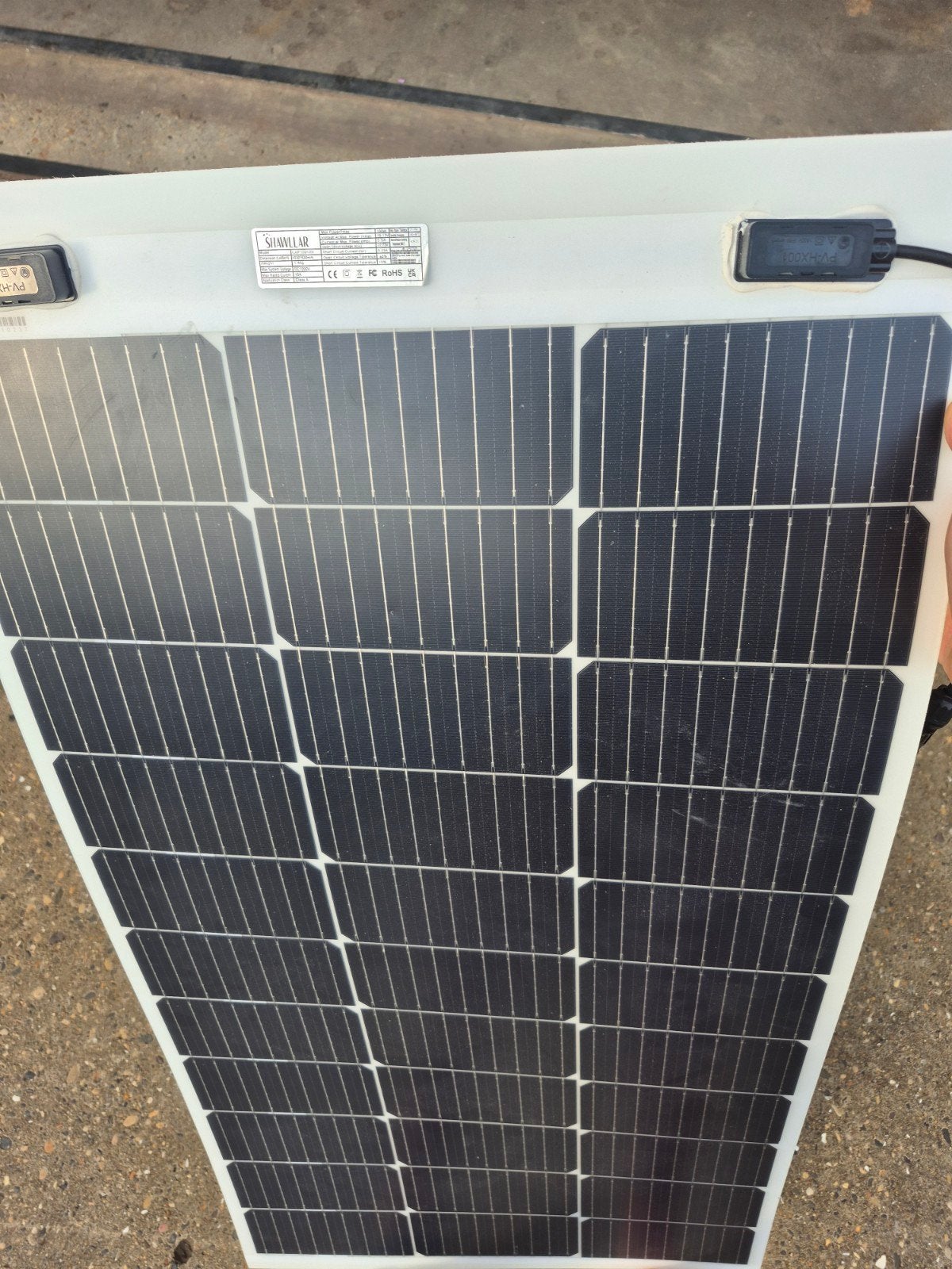 Shawllar 100W Flexibel Zonnepaneel voor Camper/Boot, Ophalen of Verzenden, Nieuw