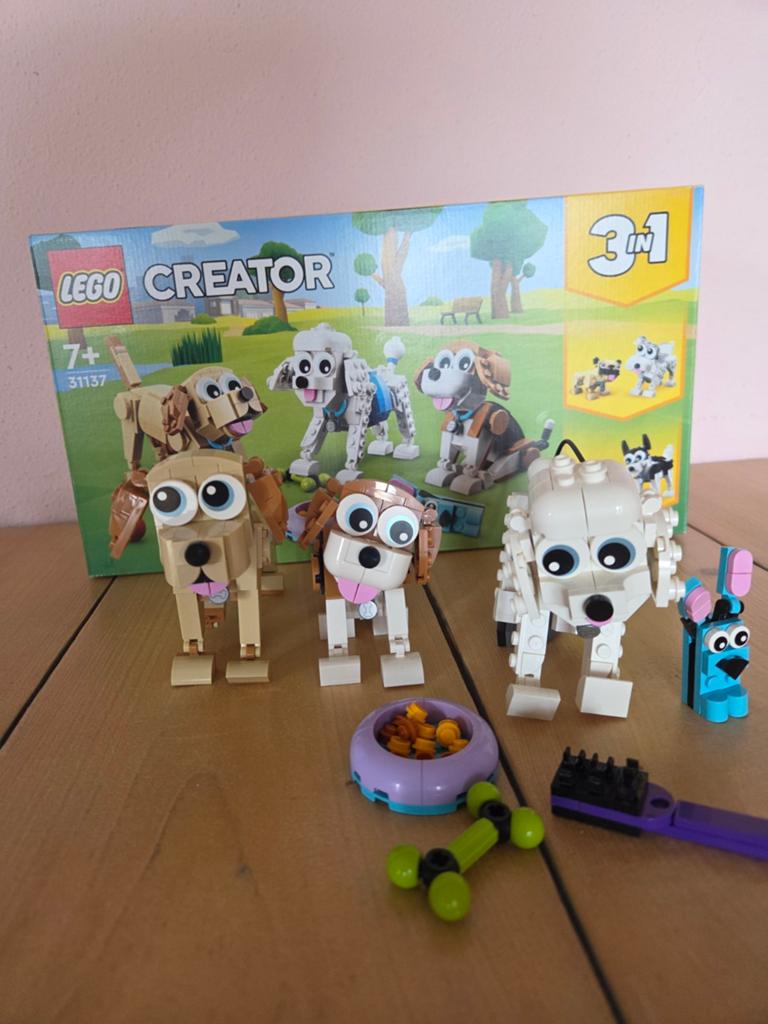 LEGO Creator 31137 Hondjes 3-in-1 set, Gebruikt, Lego, Compleet, Ophalen of Verzenden
