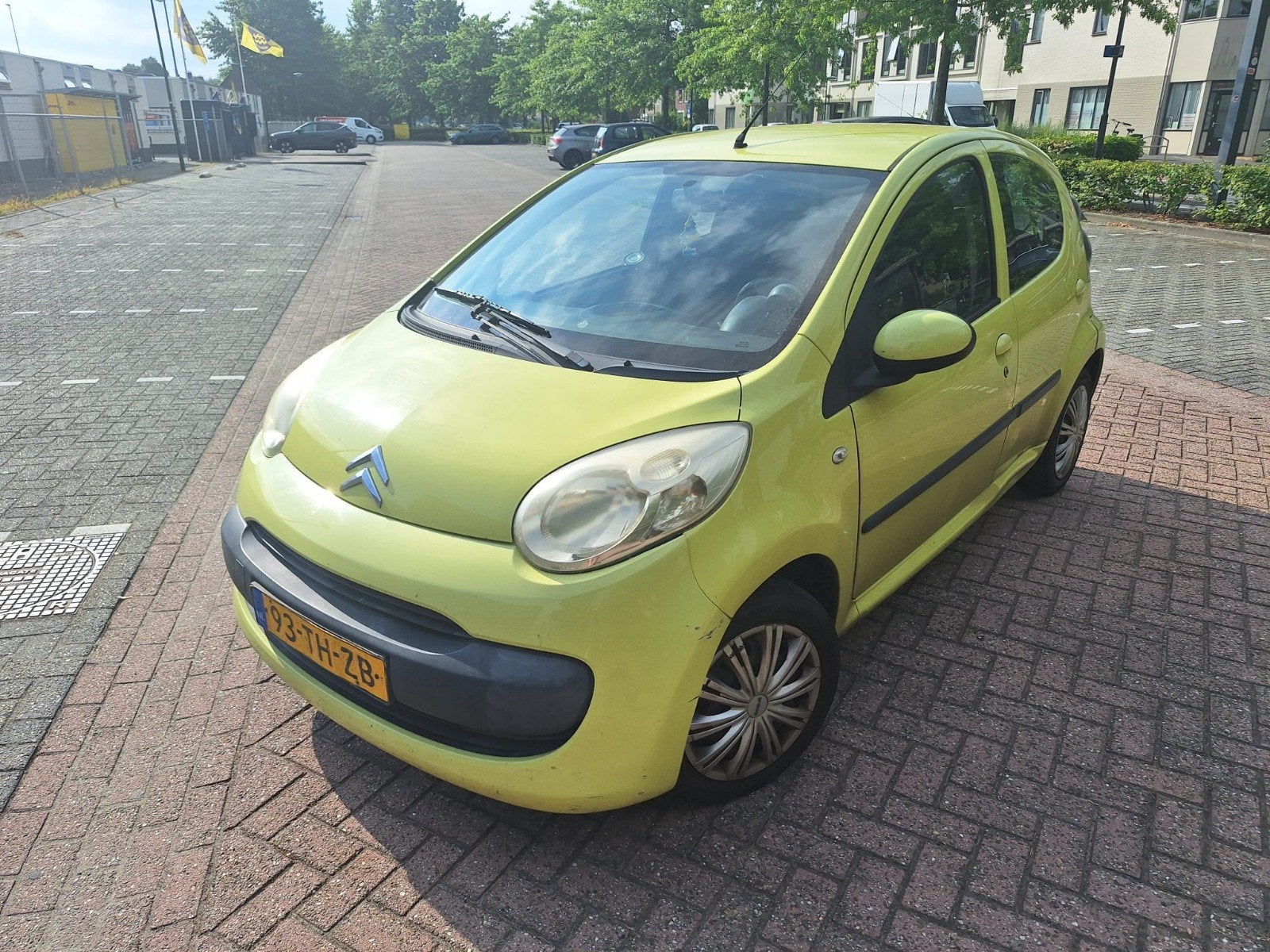 Citroën C1 1.0 5-DRS 2006 Geel, Auto's, Citroën, Voorwielaandrijving, 4 stoelen, C1, 68 pk