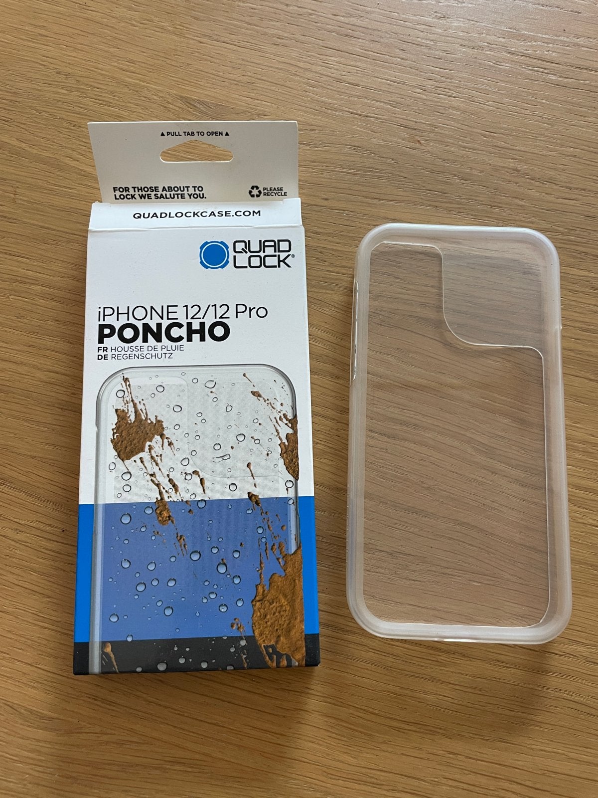 Quad Lock Poncho voor iPhone 12/12 Pro - Nieuw, Ophalen of Verzenden, Nieuw, Bescherming, Apple