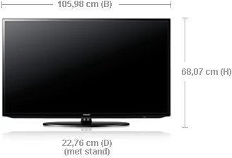 Samsung UE46EH5000W  Led-tv  46 inch, Ophalen, 50 Hz, Samsung, 100 cm of meer