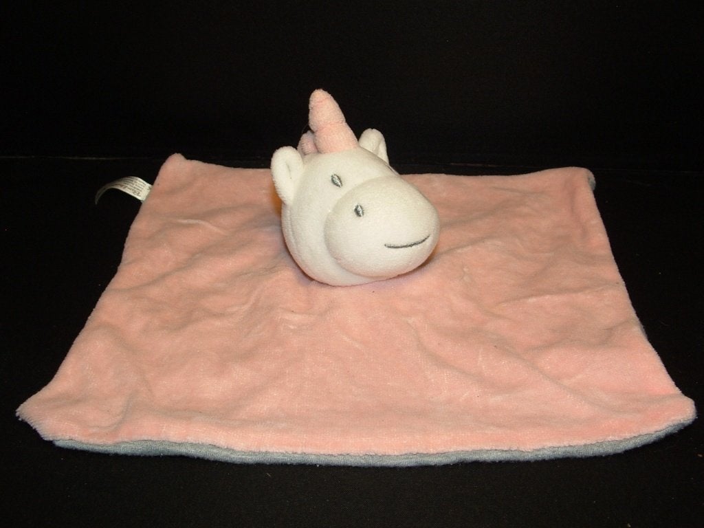 BAMBINO EENHOORN KNUFFELDOEK VELOURS ROZE MET IN HE, Ophalen of Verzenden, Nieuw, Overige typen