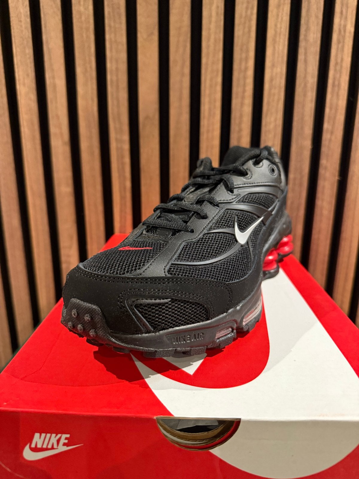 Nike Shox Ride 2 Black Metallic Silver II7635-001 mt43 nieuw, Ophalen of Verzenden, Nieuw, Zwart, Sneakers of Gympen
