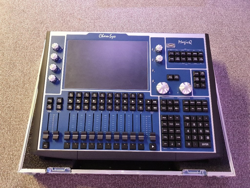 Chamsys MQ80 met flightcase, Ophalen of Verzenden, Gebruikt, Licht