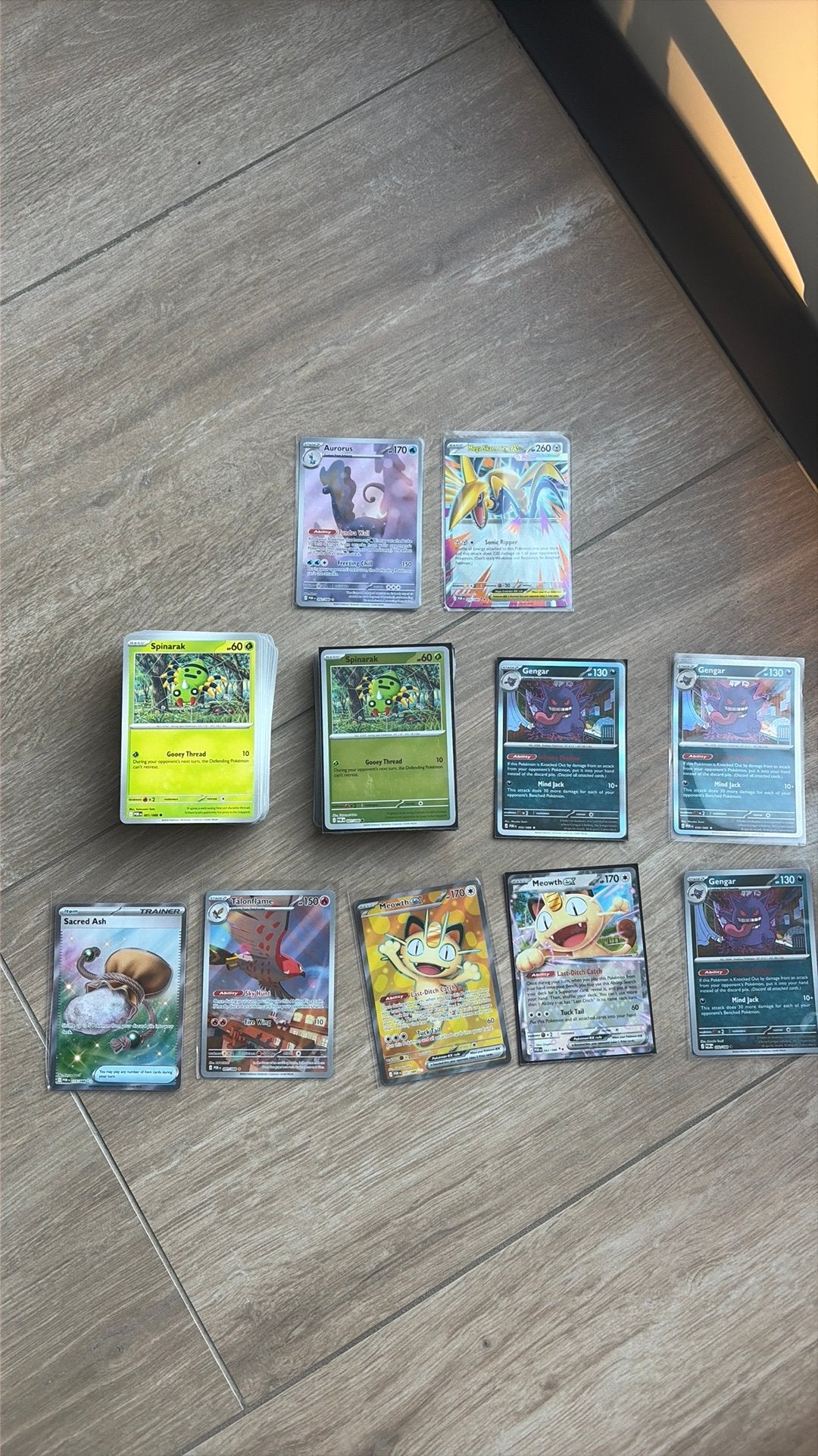 Perfect Order Pokemon bulk met hits oa Meowth ex 2x, Ophalen of Verzenden, Zo goed als nieuw, Meerdere kaarten