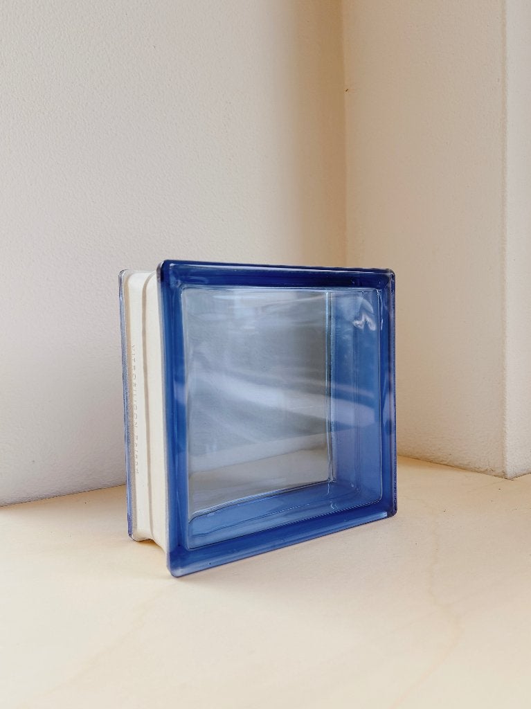GLAZEN BOUWSTEEN | BLAUW, Minder dan 80 cm, -, Minder dan 80 cm, -