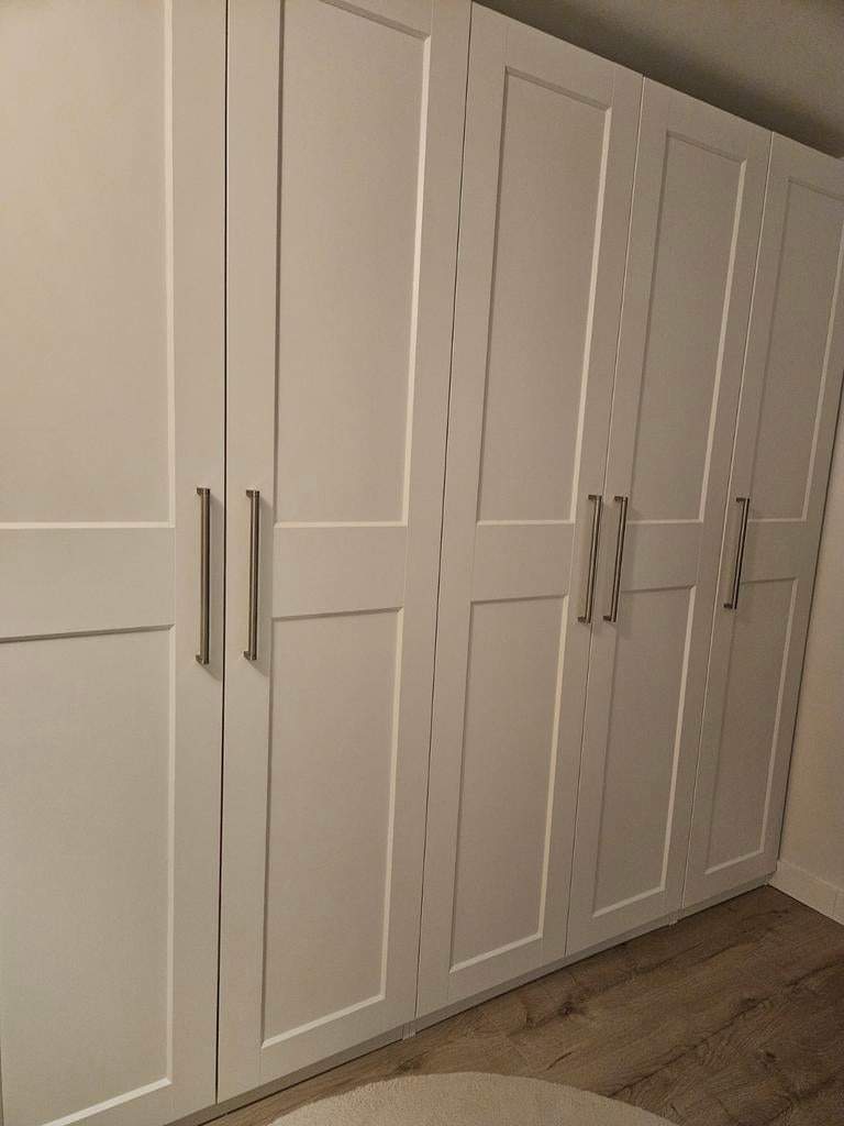Ikea Pax kast 250cm 5 deurs wit - zo goed als nieuw, Huis en Inrichting, Kasten | Kledingkasten, 200 cm of meer, Zo goed als nieuw