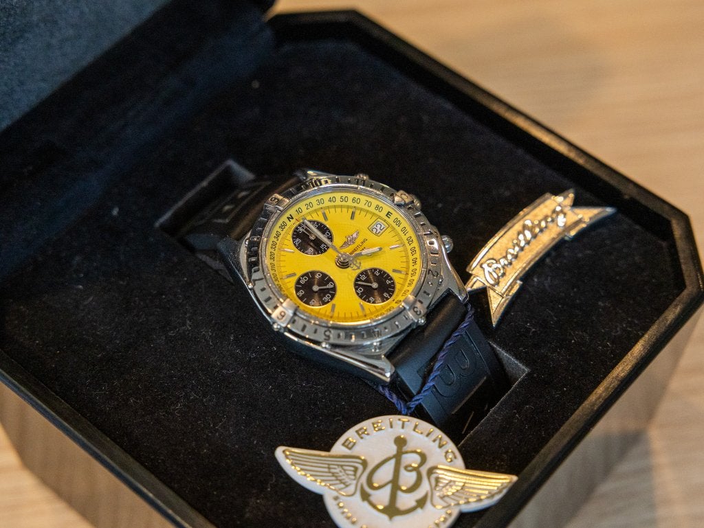 Breitling Chronomat Longitude GMT A20048, Sieraden, Tassen en Uiterlijk, Horloges | Heren, Gebruikt, Staal, Breitling, Polshorloge