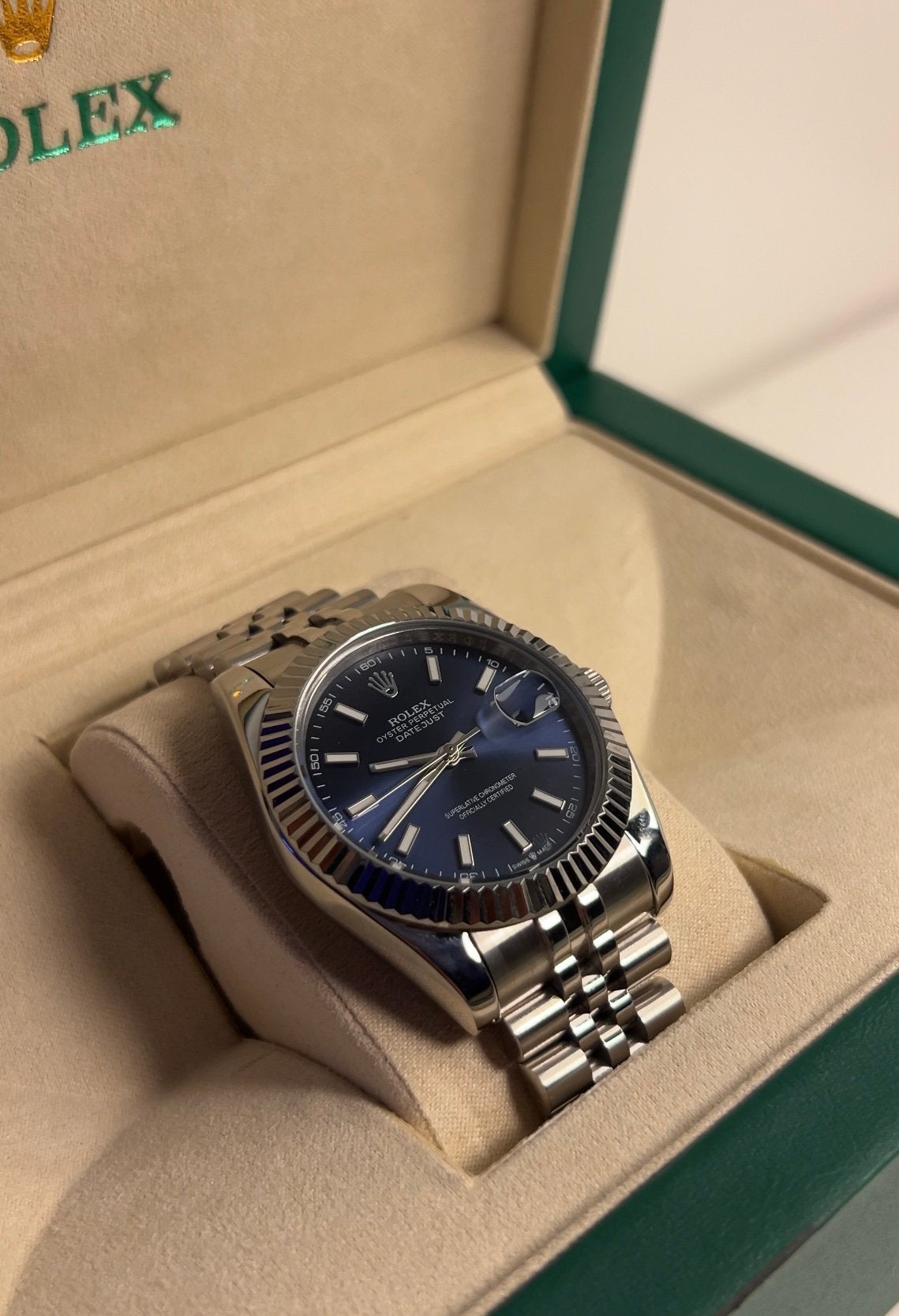 Rolex Datejust 36 Blue dial | NIEUW, Staal, Rolex, Polshorloge, Nieuw