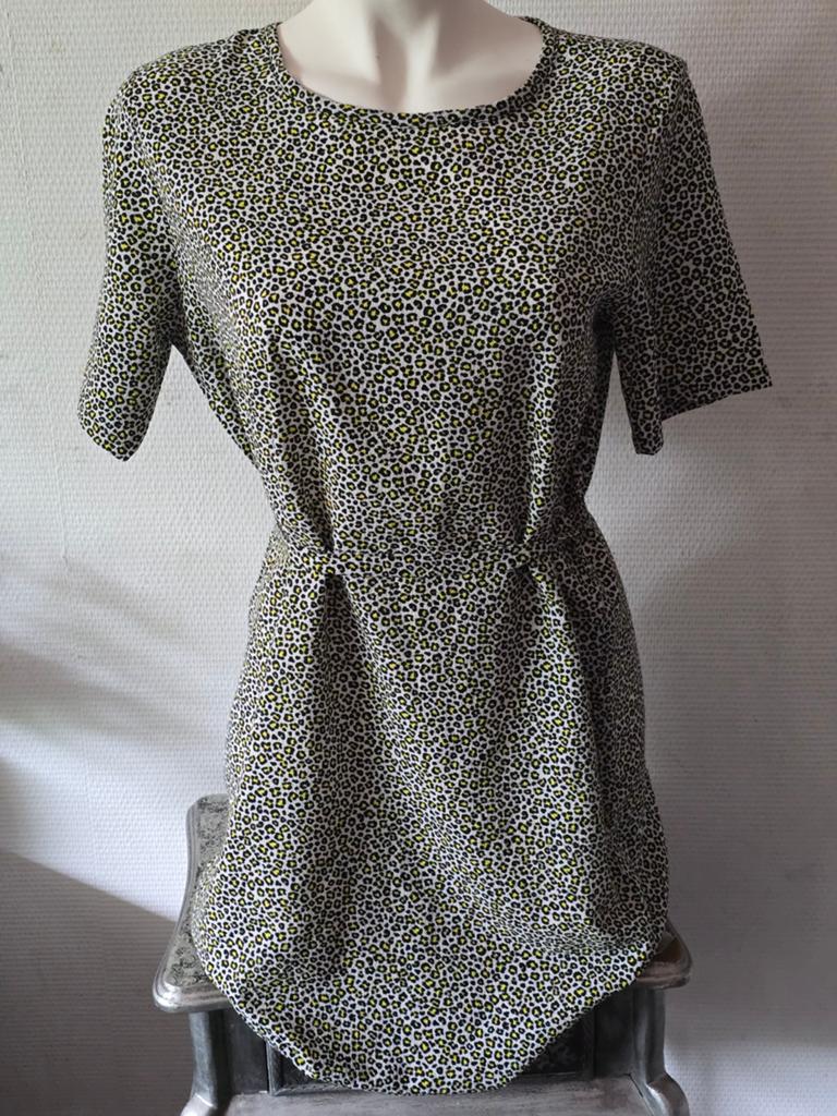 City Life dames Jurk met Luipaardprint - Maat M, Kleding | Dames, Jurken, Gedragen, Maat 38/40 (M), Overige kleuren, Boven de knie