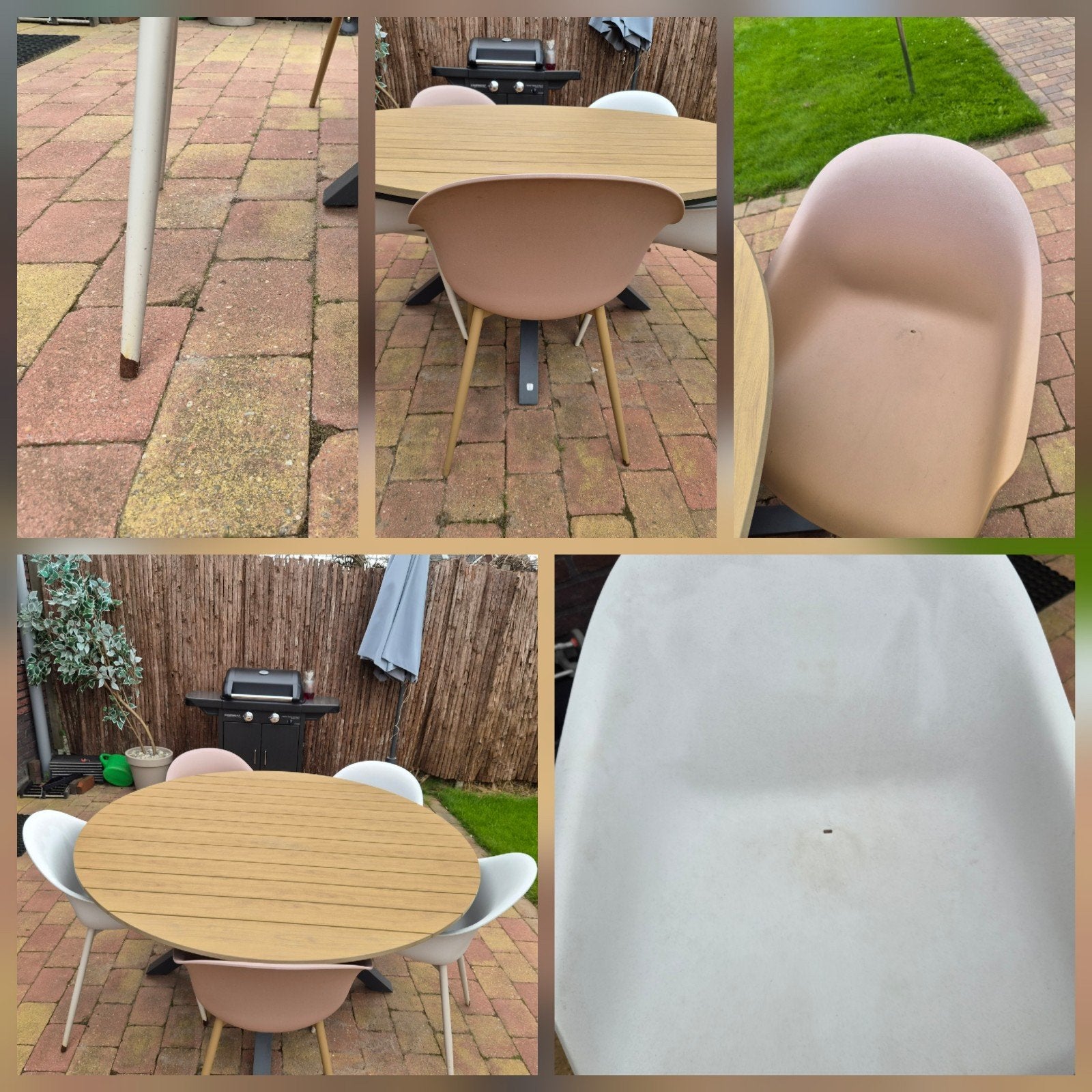 5 kuipstoelen, Ophalen, Gebruikt, Stoel, 5 zitplaatsen