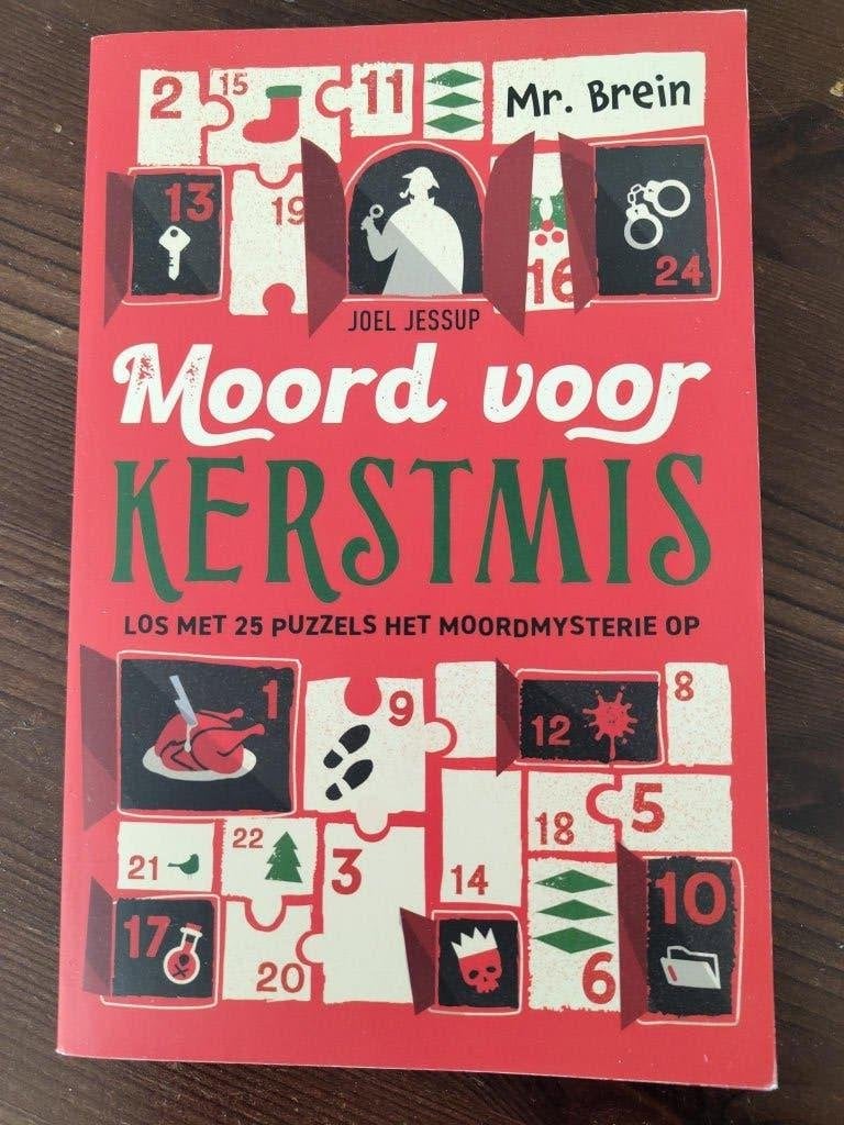 Mr. Brein Moord - Kerstmis - Puzzelboek, Diversen, Kerst, Zo goed als nieuw, Ophalen of Verzenden