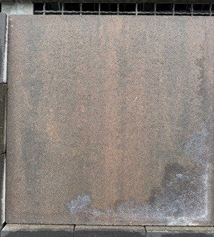 betontegel zwart rood nuance 60x60x4, Tuin en Terras, Tegels en Klinkers, Ophalen of Verzenden, Nieuw, Beton, Terrastegels