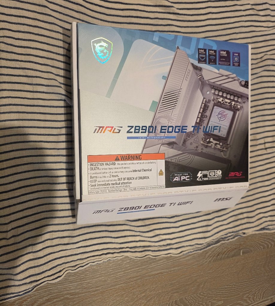 MSI MPG Z890i edge TI WIFI, Computers en Software, LGA 1851, Ophalen of Verzenden, Zo goed als nieuw, Mini-ITX