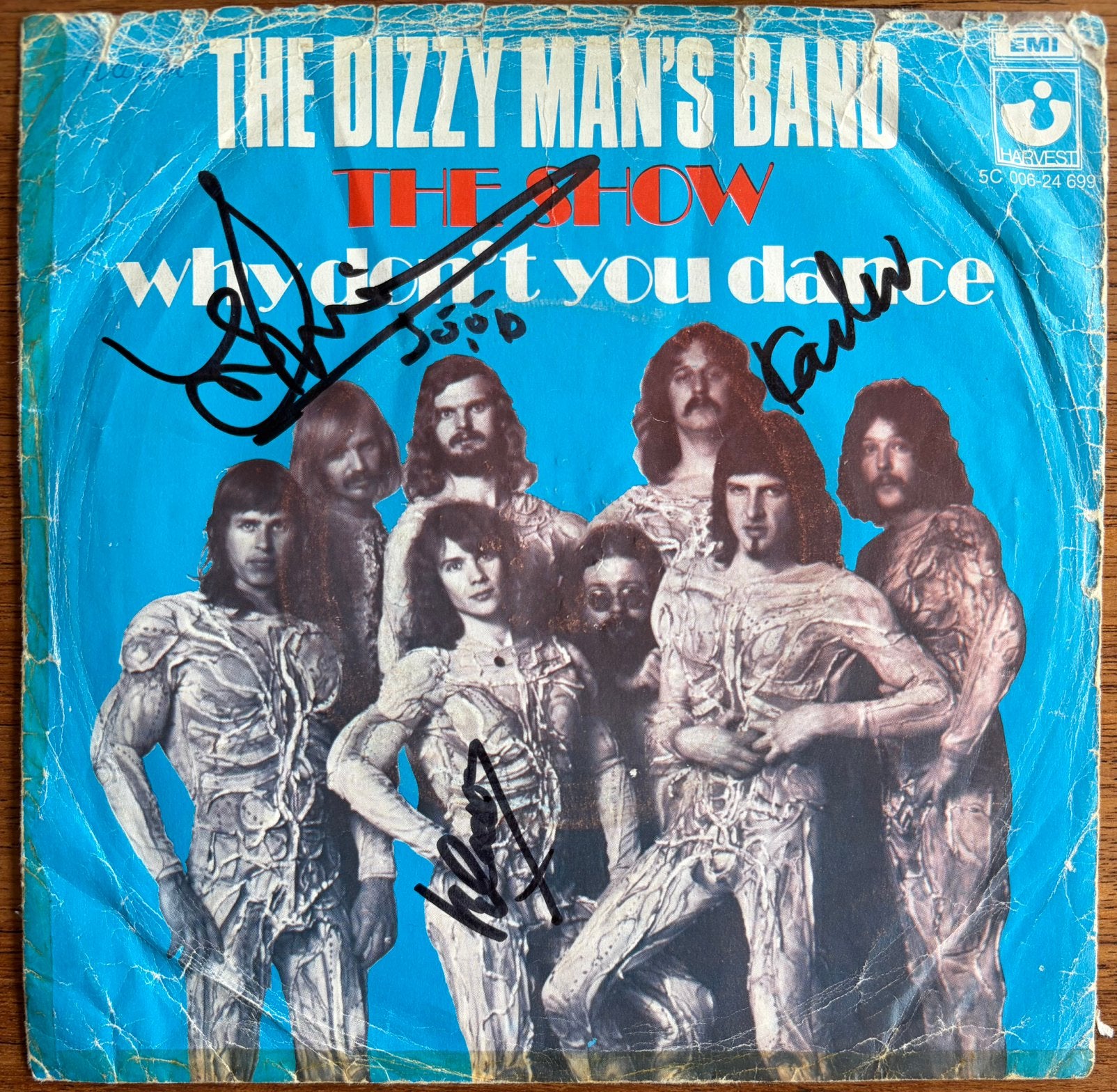 Nederpop single Dizzy Man’s Band GESIGNEERD!, Ophalen of Verzenden, 7 inch