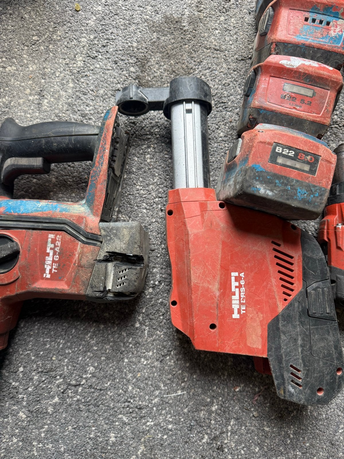 Hilti TE 6-A22 Boorhamer - Werkt niet (voor onderdelen), Ophalen of Verzenden, Gebruikt, Boor- en/of Breekhamer