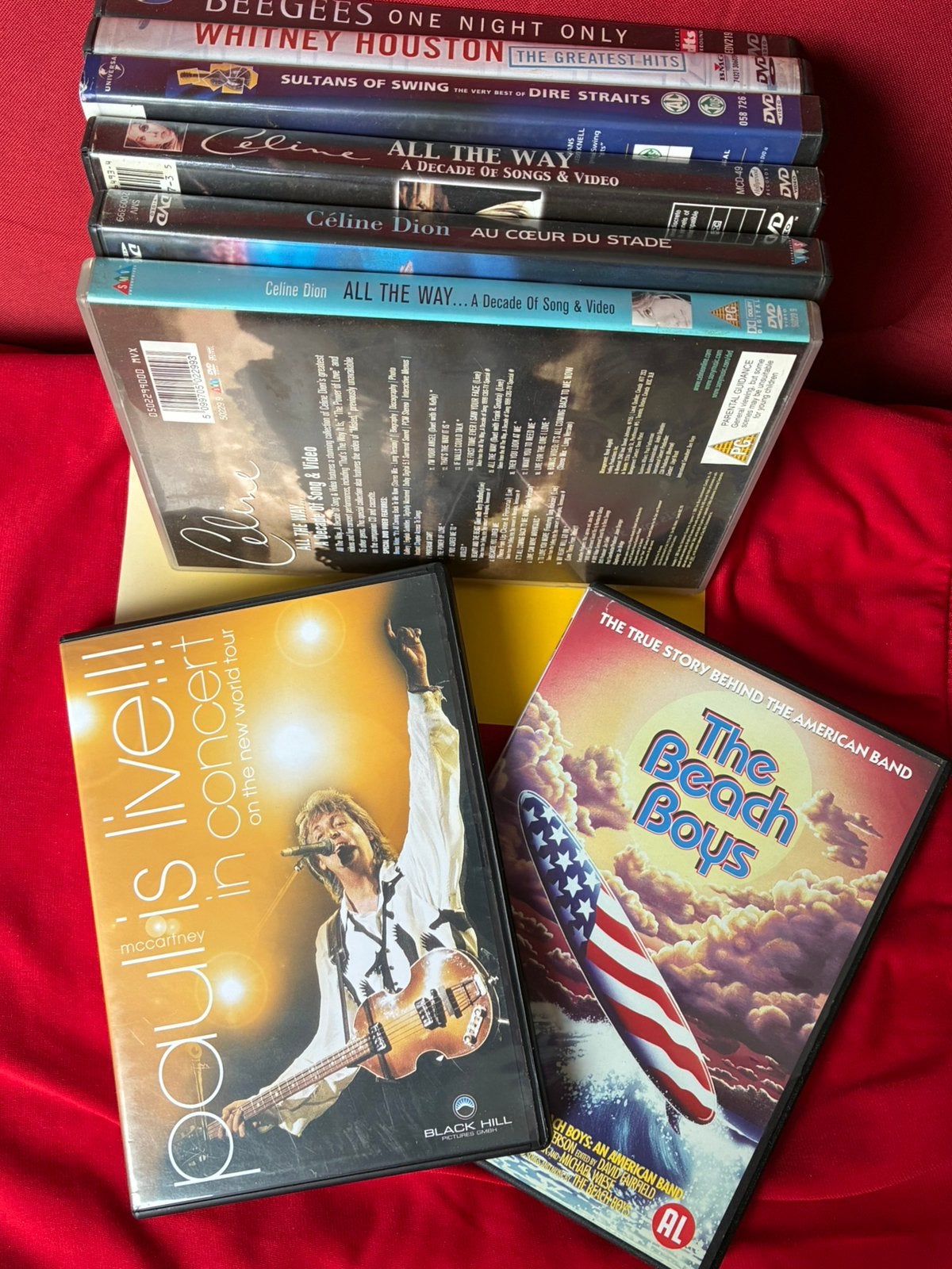 Diverse muziek DVD's , oa Paul McCartney , Dire Straits etc, Alle leeftijden, Ophalen of Verzenden, Zo goed als nieuw, Concert